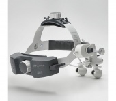 Heine ML4 LED Kit4 - налобный светодиодный осветитель ML4 LED с бинокулярными лупами 4x на профессиональном шлеме | Heine (Германия)