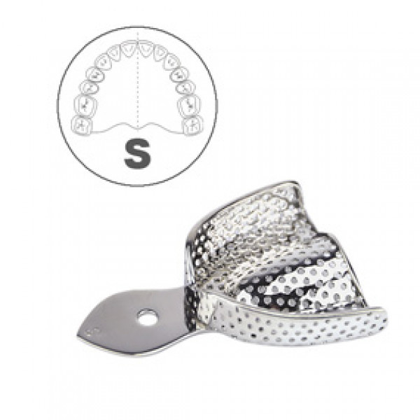 Ложка слепочная верхняя, S с перфорацией, HLW Dental Instruments (Германия)