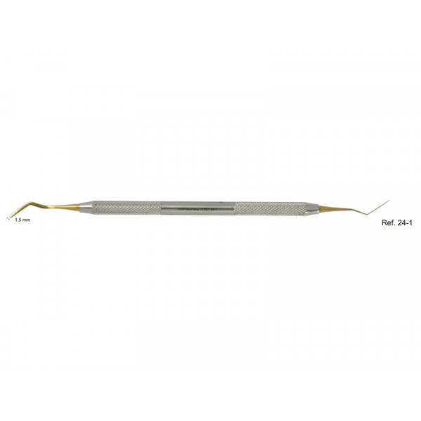 Гладилка обратная гибкая 1,5 мм, нитрид титановое покрытие, HLW Dental Instruments (Германия)