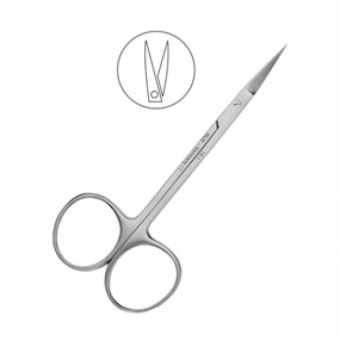 Ножницы хирургические прямые Iris, 115 мм., HLW Dental Instruments (Германия)