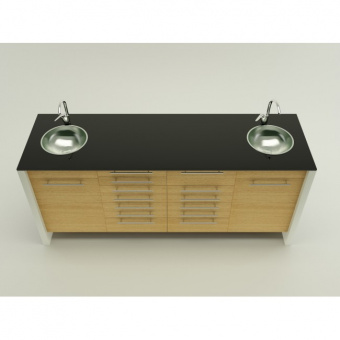 Комплект мебели для хранения стоматологических инструментов, с выдвижными ящиками G2