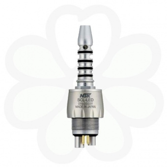 SCL-LED - быстросъемный переходник с оптикой, с регулятором подачи воды